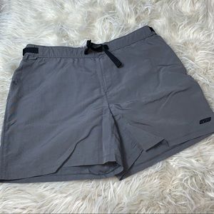Men’s Champion Grey Belted Outdoor Shorts